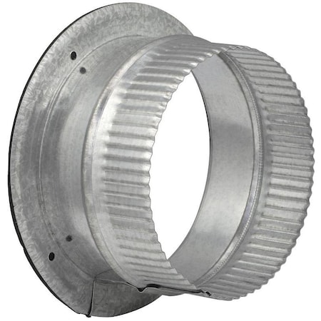 Duct TakeOff, 314 In L, 712 In W, 6 In Duct, 30 Ga Gauge, Steel, Galvanized